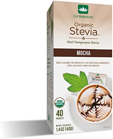 Cid Botanicals Stevia Sweetener Mocha Box X 40 Packets