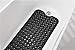 AmazerBath Shower Mat Non Slip 40 x 16 Inches, Shower Stall Mats with Suction Cups and Drain Holes, Non Slip Bath Mat for Tub for Elderly & Kids, Clear Black