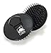 G.B.S Easy to Hold Hair Scalp Shampoo Brush Scrubber and Tortoise Dressing Comb, Black, Pack of 6