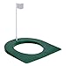 MUXSAM 1Pc Golf Practice Putting Cup Mat with Hole and Flag Plastic for Indoor Outdoor Office Garage Yard Golf Putting Green Regulation Cup Practice Training Aids