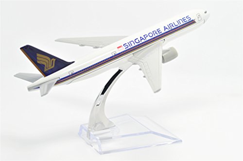 TANG DYNASTY(TM) b777 Singapore Airlines Metal Airplane Model Plane Toy Plane Model