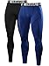 Neleus Men's 2 Pack Compression Pants Sport Tight Leggings