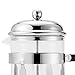 French Press, X-Chef 1000ml Heat Resistant Glass Coffee Press Tea Maker Pot with Stainless Steel Holder, Cozy & Funny for Coffee Lovers - 8 Cup/4 Mug (1 Liter, 34 oz)