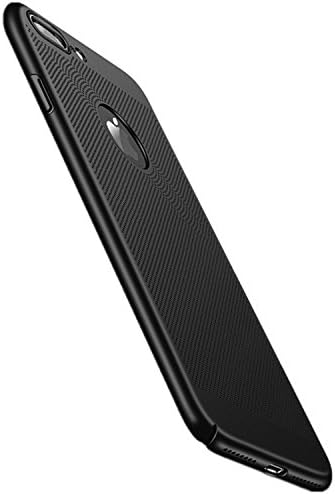 FAXTTO Mesh design iPhone 7 Plus Case, iPhone 8 Plus Case, Slim Fit Shell Anti-Scratch Resistant Cover Case for iPhone 7 Plus, iPhone 8 Plus, Best Gift for Your Mobile Phone - Black