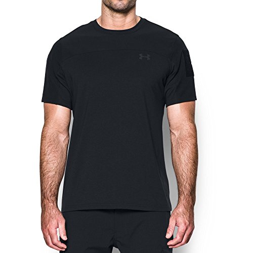 Under Armour Men's Tactical Combat T-Shirt, Black/Black, Large