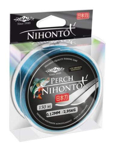 Mikado NIHONTO Perch Perch Monofilament 0.12-0.24 mm Spool 150 m, 0,12mm/2,65kg