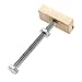 5cm Brass T-Slot Fixture Holder Fit 4-5 Alphabet Letters Font Stamp Tool