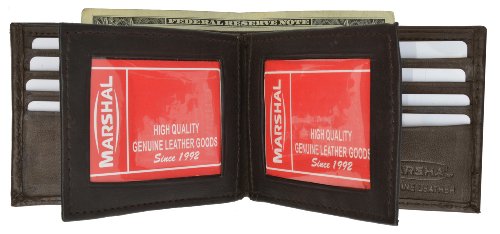Marshal Dual Flap Mens Wallet W/Card Holder #1852