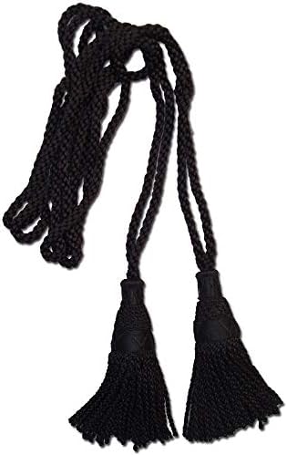 Bagpipe Drone Cord, Scottish Great Highland Silk Drone Cord Black [Energy Class A+]