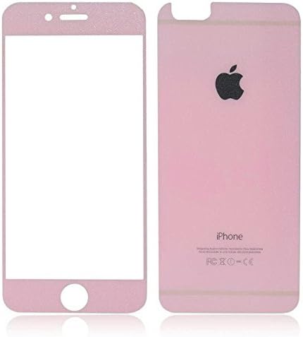 Cool Idea Tempered Glass Screen Protector Decal Sticker Skin for Iphone 5/iphone 5s (pink)