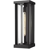 Z-Lite 1 Light Outdoor Wall Sconce 586B-BK