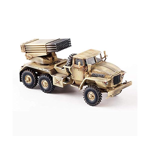 XHH Panzermodell Militärisches Panzermodell, BM-21 Hagelraketenwerfer im Maßstab 1:72 Russland-Legierungsmodell… – Bild 3
