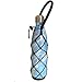 Swell Water Bottle Carrier Net - For S'well, Simple Modern, Mira, Manna Stainless Steel Bottles 9, 17, 25 oz - Stylish, Durable, Handcrafted - Frees Up Hands, Prevents Dropping and Dents (Black 25oz)