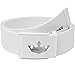 Meister Player Golf Web Belt - Adjustable & Reversible - White