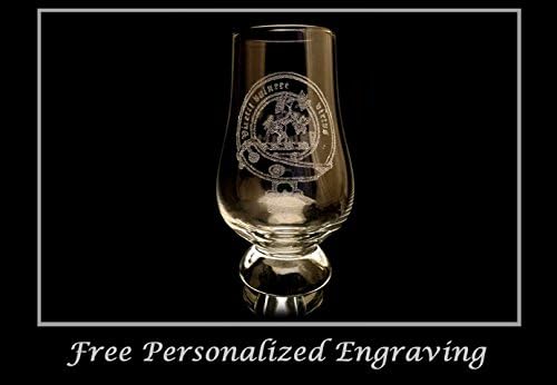 Scottish Clan Burnett Whiskey Glass - 6oz