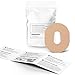 SIMPATCH Adhesive Patch for Dexcom G6 - Pack of 25 - Multiple Colors Available (Tan)