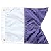 Nylon Alpha Flag with Brass Grommets (Various Sizes, Blue & White Dive Flag)