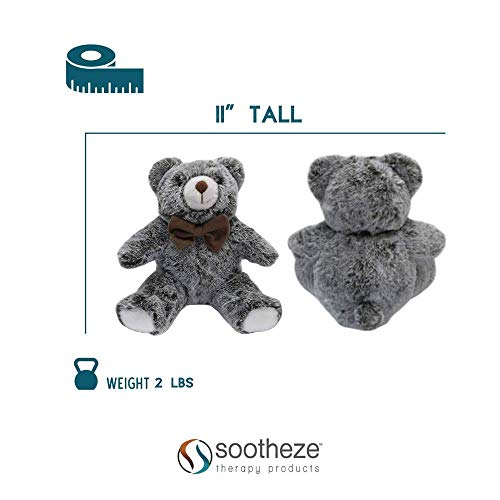 Sootheze Latte Bear Scented Stuffed Animal Toy Microwavable Hot Cold