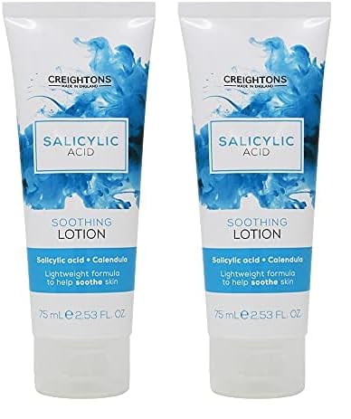 Creightons Salicylic Acid Soothing Lotion (75ml) - With salicylic acid & calendula, a moisturising, lightweight lotion to help soothe and care for angry, blemish-prone skin (Pack of 2)