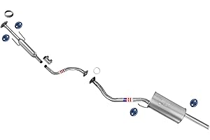 MAC OPB Exhaust System Rear Resonator Muffler Pipe for Nissan Versa 2012-2016 1.6L