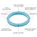 Learn Fit Fun WNDRNG - Women's Ultra Thin Stackable Silicone Wedding Ring. SET OF 10 Designer Color Rings. Perfect Promise, Engagement, or Wedding Band for Active Women. Size 4-10 (10 Ring Set, 8)