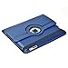 ipad 2/3/4 Case,Uvital 360 Degree Rotating PU Leather Case with Screen Protector Cover,Multi-angle Stand Folio Cover with Smart Wake Up Sleep for iPad 2 3 4(Navy Blue)