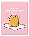 Crystal Gudetama The Lazy Egg Prints - Set of 4 (8x10) Funny Unmotivated Sanrio Mascot Colorful Wall Art Decor