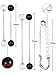 Jetec 6 Pcs Sweater Closure Clips for Cardigans Pearl Dress Shawl Collar shirt Brooch Clips for Women Decor(Classic Style)