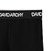 David Archy 3 Pack Men's Underwar Ultra Soft Cotton Boxer Briefs with Fly(M,Black)