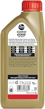 Castrol EDGE 5W-30 M Engine Oil 1L - ACEA C3 API SN PLUS BMW MB Approved view 2