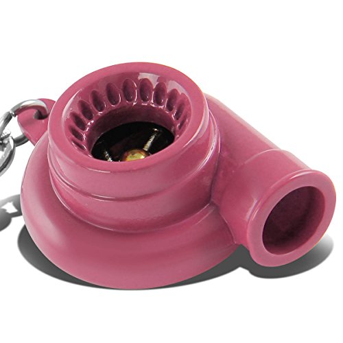 Minituare Spinnable Turbocharger Compressor Key Chain (Pink Coated)