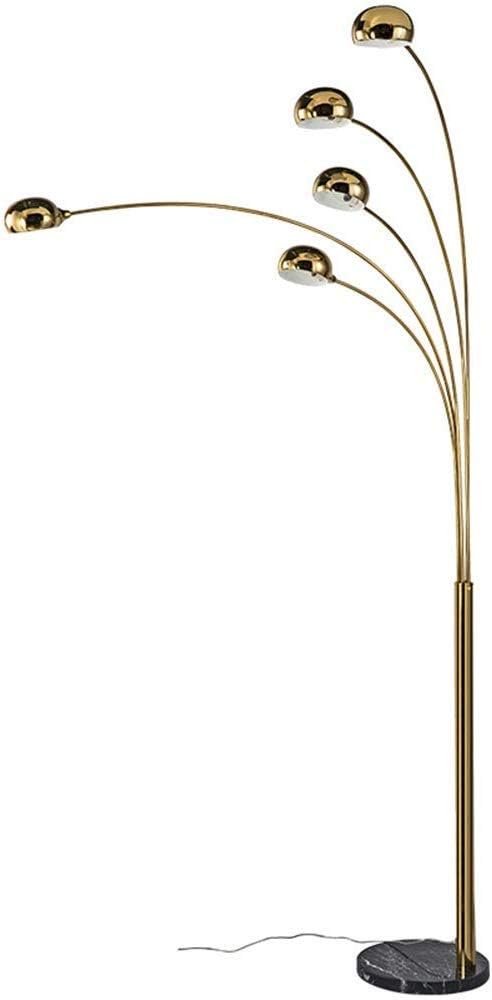 Hwdme Lamp Floor Lamp Nordic Golden Creative Multi Head Fishing