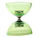 Triple Bearing LED Light Up Professional Diabolo / Chinese Yoyo Toy with Aluminum Sticks Translucent Green - Flight Diabolo