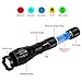 Tactical Flashlight Kit, ANNAN 1000-Lumens Super Bright LED Rechargeable Flashlight with Zoomable 5-Modes, Portable Waterproof Torch, Aluminum Frame, Included Rechargeable Lithiumion Battery,Charger.