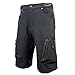 ALLY Men's Waterproof MTB Baggy Cycling Shorts, Loose-fit Bicycle Biking 1/2 pants,Outdoor Sports Leisure Bottoms (XXL 36