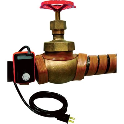 BriskHeat Heat Tape with Adjustable Thermostat - 1in.W x 10Ft.L, Model# HSTAT101010
