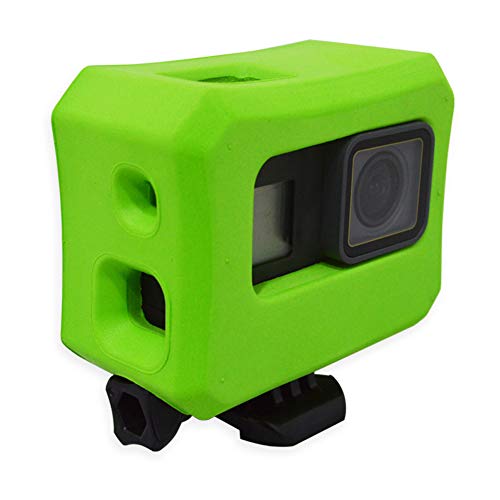 Floaty Case for GoPro - Float Housing Fit for GoPro Hero 7 Hero 6 Hero 5 Cameras, Anti-Sink Floater Camera Accessories Use for Water Sports Surfing Swimming Diving - Green