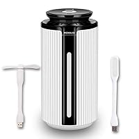 Bermunda Ultrasonic Moisture Humidifier Aromatherapy Oil Diffuser Cool Mist with Color LED Lights Essential Oil Diffuser Large Capacity