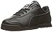 PUMA Roma Sneaker, Black/Black, 1.5 US Unisex Little Kid
