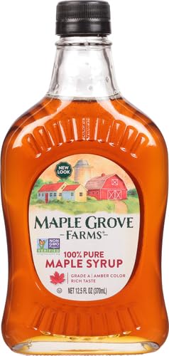MAPLE GROVE FARMS PURE MAPLE SYRUP, 12.5 OZ