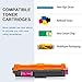 GPC Image Compatible Toner Cartridge Replacement for Brother TN221 TN225 to use with MFC-9130CW HL-3170CDW MFC-9340CDW HL-3140CW HL-3180CDW MFC-9330CDW Printer (2 Black, 1 Cyan, 1 Magenta, 1 Yellow)