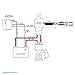 LAMPHUS 12V 40A Off Road LED Light Bar Relay Wiring Harness Kit for ATV - Blue ON/Off Switch