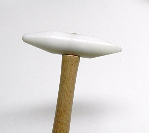 NYLON HAMMER WEDGE & CONE HEAD DOMING SHAPING & FORMING JEWELRY PLASTIC MALLET (E 4) - Thumbnail 3