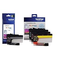 Brother LC3033 BK C M Y Super High Yield Ink-4 Pack (Incluye (1) LC3033BK, (1) LC3033C, (1) LC3033M, (1) LC3033Y)