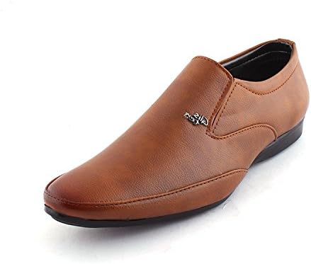 Red Foot AORFEO Formal Shoes for Men Leather Formal Shoes Brown Slip On FF146