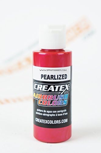Createx Airbrush Colors Pearlized 5309 Pearl Red 2oz. Paint. by SprayGunner