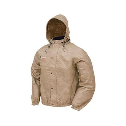 Frogg Toggs PA63102-04MD Pro Action Jacket, Khaki, Polypropylene Medium