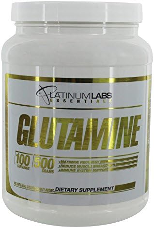 Platinum Labs - Essentials Glutamine 100 Servings 5000 mg. - 500 Grams