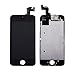 iPhone 5s Screen Replacement [Black] - P-zone LCD Display Touch Digitizer Full Assembly Kit (Include Front Camera + Proximity Sensor + Ear Speaker) with Repair Tools and Screen Protector