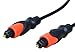 Echogear 10' Digital Optical Audio Toslink Cable - 10 Feet - Perfect for A Soundbar or Audio Video Receiver - ECHO-ACOA10